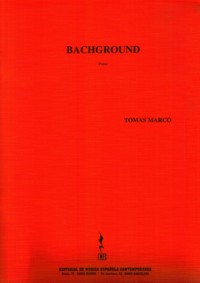 Bachground, para piano. 9790692060499