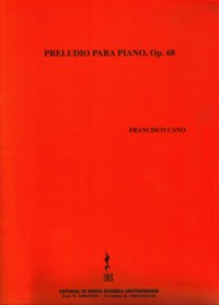 Preludio para piano, op. 68