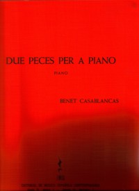 Due peces per a piano. 54530