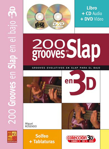 200 grooves en slap para bajo (Solfeo + Tab)