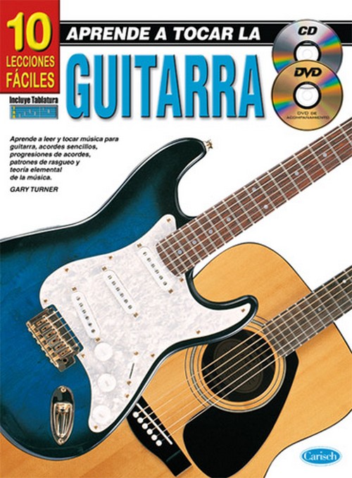 Aprende a tocar la guitarra: 10 lecciones fáciles (CD+DVD)