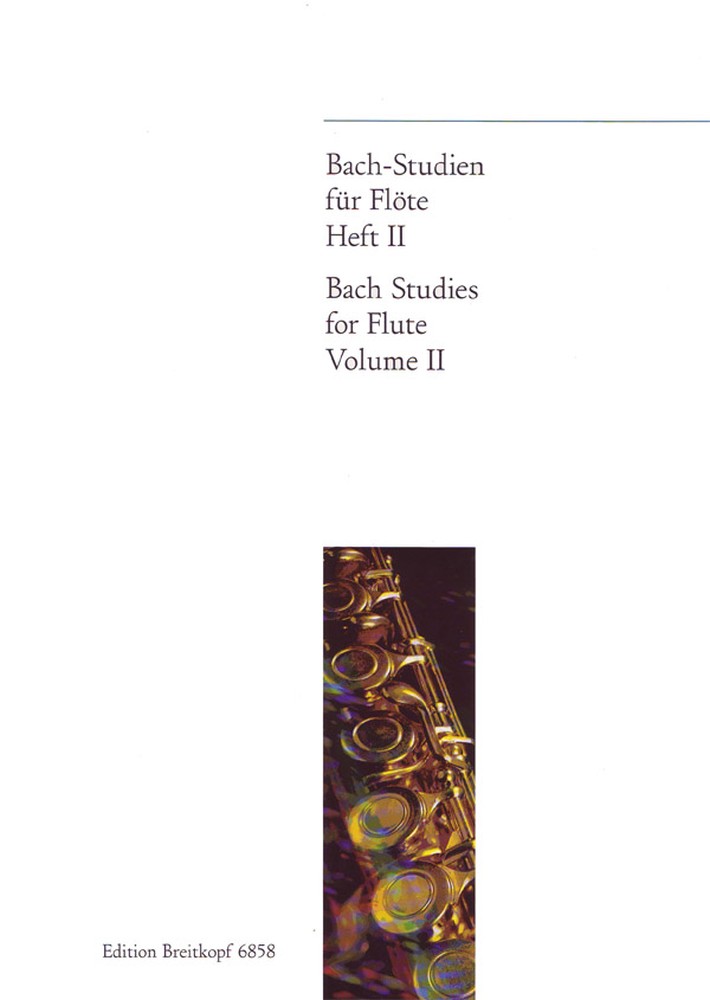 Bach Etudes for Flute solo Vol II (13-24). 24 Transcriptions of works by Johann Sebastian Bach. 9790004170441