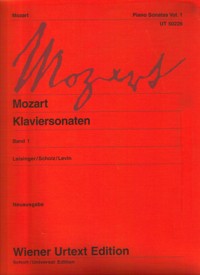 Klaviersonaten, Band 1 = Piano Sonatas, vol. 1. 9783850556071