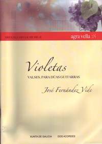 Violetas: valses, para dúas guitarras. 9790801231864