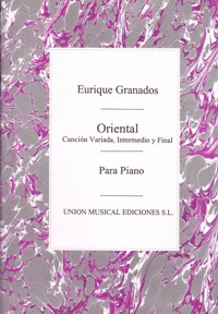 Oriental: canción variada, intermedio y final, para piano