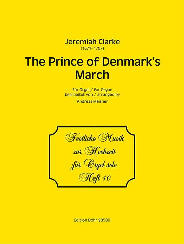 The Prince of Denmark's March, for Organ