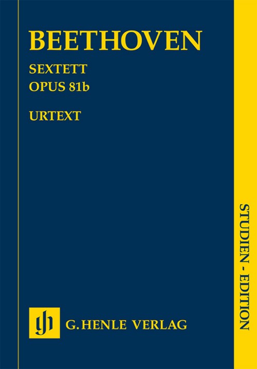 Sextett opus 81b. Urtext. Studien Edition. 9790201899558