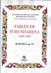 Mazurca, op. 19. Piano. 57372