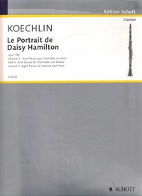 Le Portrait de Daisy Hamilton, op. 140. Part 5. Eight Pieces for Clarinet and Piano. 9790001149419