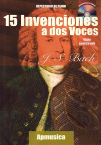 Invenciones a dos voces, para piano. 9790801243300