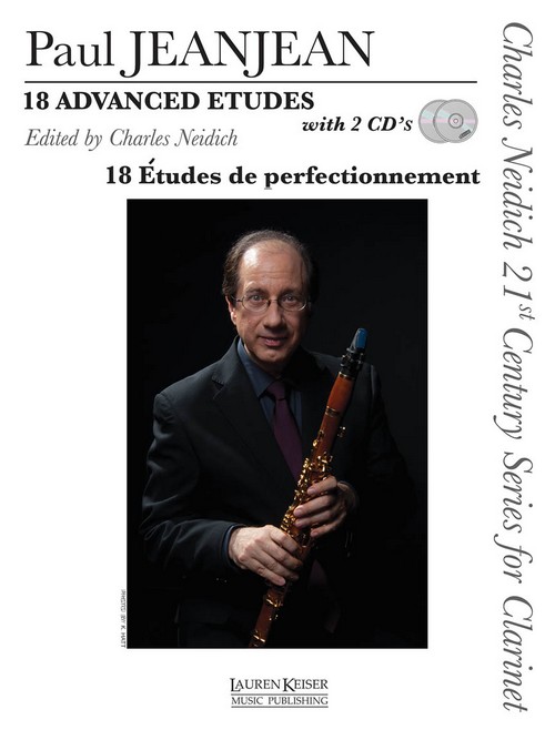 18 Advanced Etudes, for Clarinet, with 2 CDs