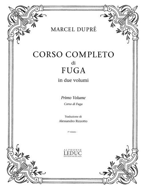 Corso completo di fuga in due volumi, vol. 1