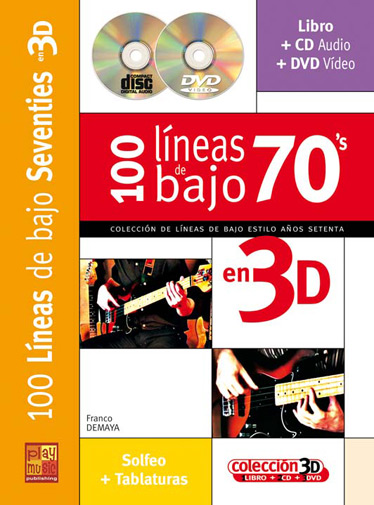 100 líneas de bajo Seventies en 3D. 9788850726448