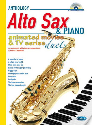 Anthology Animated Movies & TV Series: Alto Sax & Piano. 10 arrangements with piano accompaniment