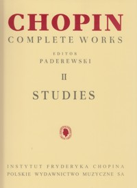 Complete Works, II: Studies for Piano Opp. 10, 25. 9790274000981