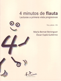 4 minutos de flauta 04. Lecturas a primera vista progresivas. 9790801288349