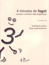 4 minutos de fagot 03. Lecturas a primera vista progresivas. 9790801288219