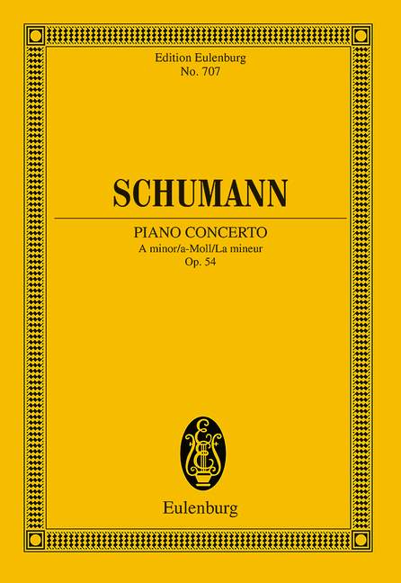 Piano Concerto in A minor, op. 54. Study Score