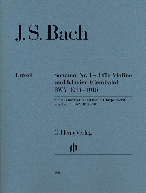 Sonaten Nr. 1-3 für Violine und Klavier (Cembalo), BWV 1014-1016. 9790201801988