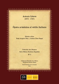 Ópera armónica al estilo italiano. 9790801266644