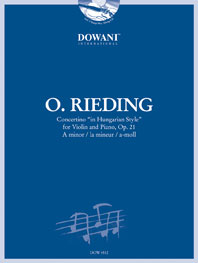 Concertino "in Hungarian Style" for Violin and Piano, Op. 21, A minor