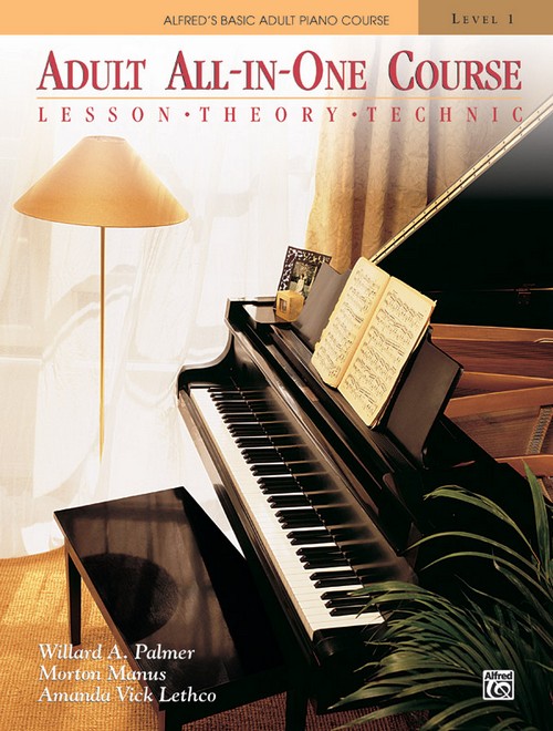 Alfred's Basic Piano Library: Adult All-In-One Course Level 1