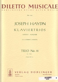 Klaviertrio Nr. 18 G-Dur. Hob XV:5. Urtext. 60177