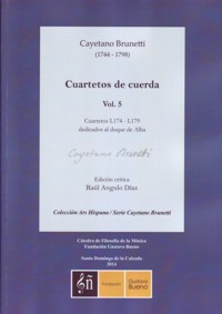 Cuartetos de cuerda, vol. 5. Cuartetos L174-L179 dedicados al duque de Alba. 9790801266897