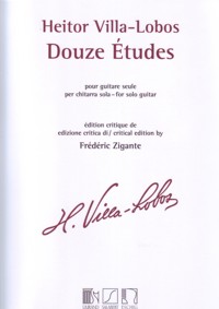 Douze études, pour guitarre