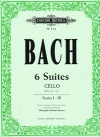 6 Suites para violonchelo solo,  BWV 1007-1012. Vol. 1: Suites I-III