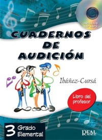 Cuadernos de audición: grado elemental, 3. Libro del profesor (+CD)