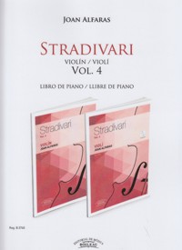 Stradivari, vol. 4. Violín, acompañamiento pianístico. 9788415381334