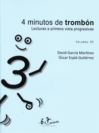 4 minutos de trombón 03. Lecturas a primera vista progresivas. 9790801288561