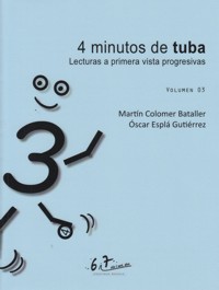 4 minutos de tuba 03. Lecturas a primera vista progresivas. 9790801288660