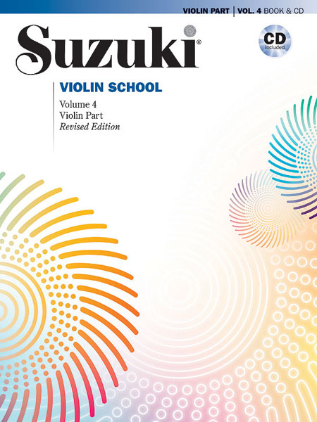 V. 4. Violin Part. Suzuki Violin School + CD. Revised Edition. 9780739054642