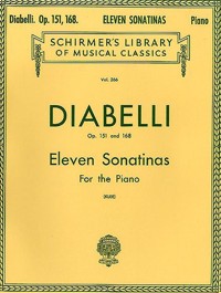 Eleven Sonatinas for the Piano, op. 151 and 168. 61053