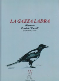 La gazza ladra. Obertura para guitarra y violín. 9790901881754