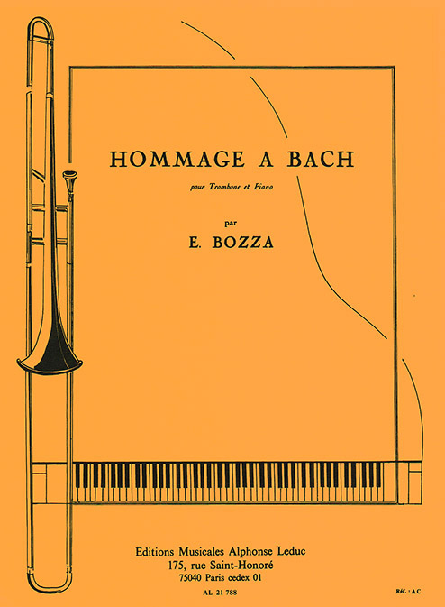 Hommage à Bach, pour trombone et piano