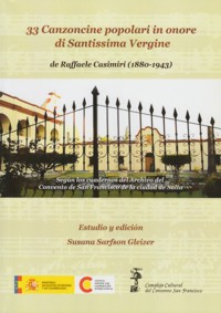 33 Canzoncine popolari in onore di Santissima Vergine de Raffaele Casimiri (1880-1943). 9790350503719