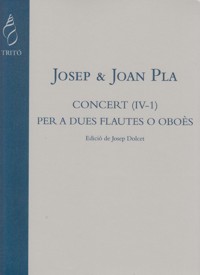 Concert (IV-1) per a dues flautes o oboès. 9790692049340