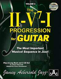 Aebersold Vol. 3 - The II/V7/I Progression for Guitar. 9781562242985