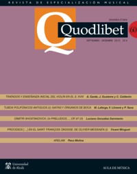 QUODLIBET. Nº 60. Septiembre-Diciembre 2015