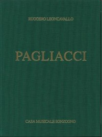 Pagliacci, riduzione per canto e pianoforte