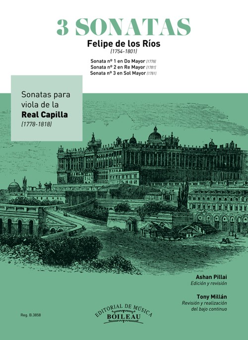 Sonatas para viola de la Real Capilla. 3 Sonatas para viola y bajo continuo