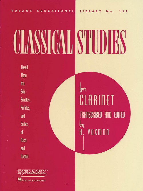 Classical Studies for Clarinet. 9781458417961