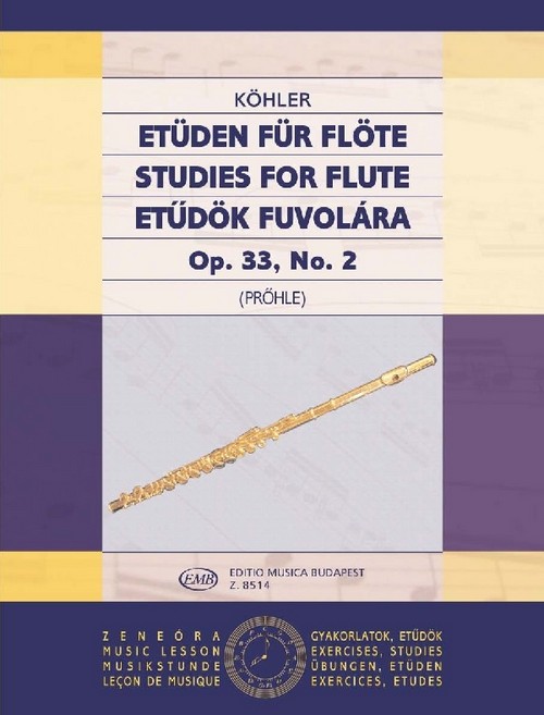 Etüden für Flöte = Studies for Flute, op 33, nº 2