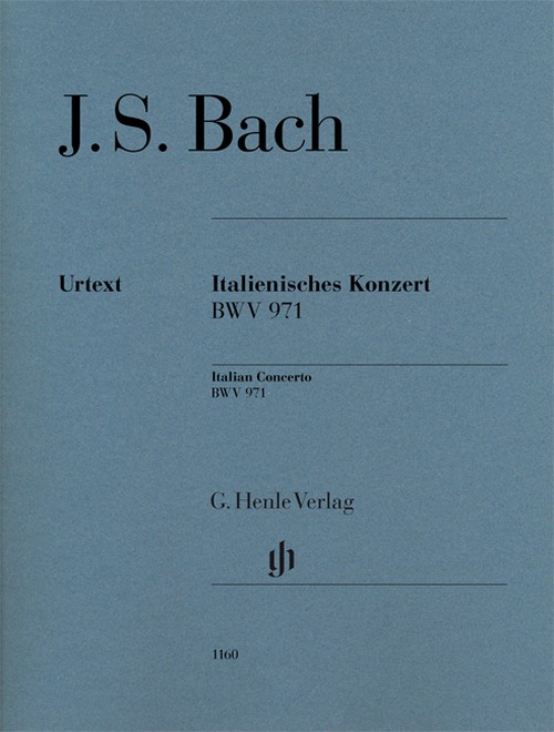 Italienisches Konzert, BWV 971, piano = Italian Concerto, BWV 971, piano (not fingered). 9790201811604