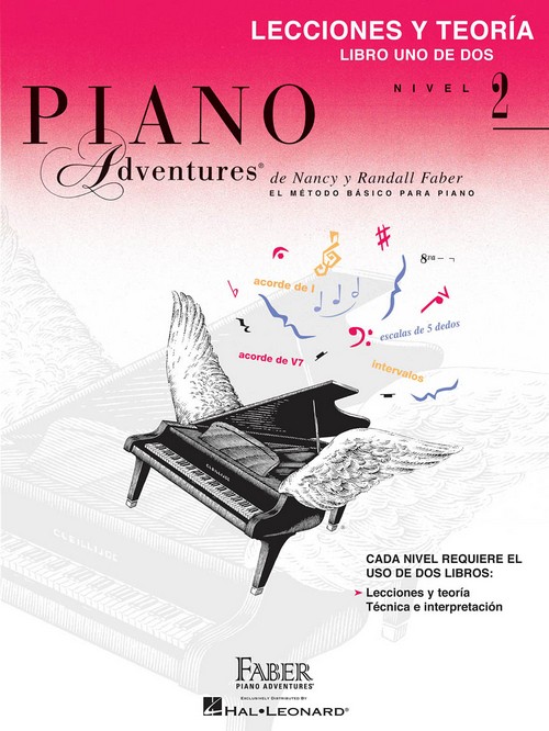 Piano Adventures, nivel 2: lecciones y teoría, libro uno de dos. 9781616776572