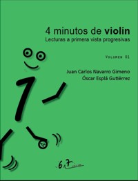 4 minutos de violín 01. Lecturas a primera vista progresivas. 9790805407012