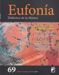 Eufonía. Nº 69. Octubre-Noviembre-Diciembre 2016. Pensamiento crítico y educación musical. 63902